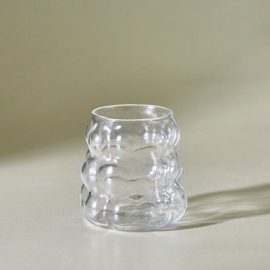 Karaca Buble Latte Bardağı 390 ml Şeffaf