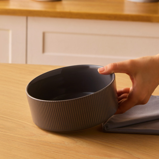 Karaca Massimo Bowl Kase Antrasit 17 cm 