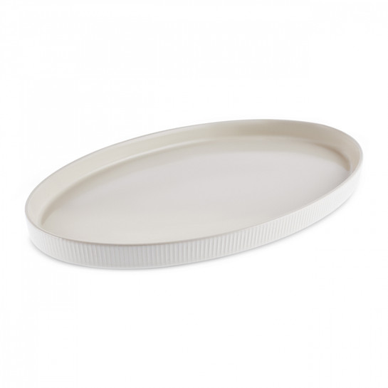 Karaca Massimo Kayık Tabak Krem 35 cm