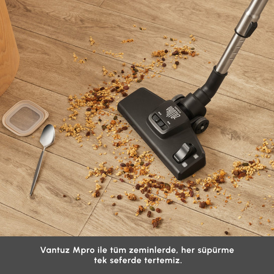 Karaca Vantuz Mpro Elektrikli Süpürge Walnut Brown