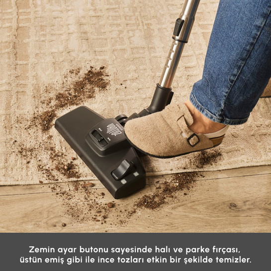 Karaca Vantuz Mpro Elektrikli Süpürge Walnut Brown