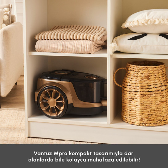 Karaca Vantuz Mpro Elektrikli Süpürge Walnut Brown