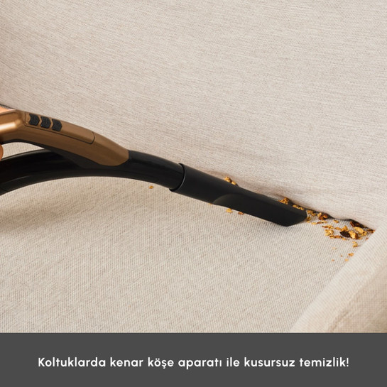 Karaca Vantuz Mpro Elektrikli Süpürge Walnut Brown