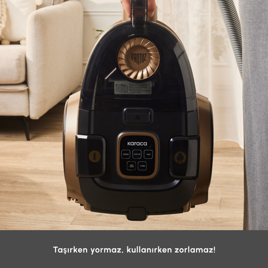 Karaca Vantuz Mpro Elektrikli Süpürge Walnut Brown