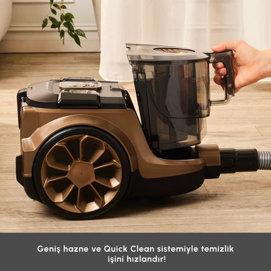 Karaca Vantuz Mpro Elektrikli Süpürge Walnut Brown