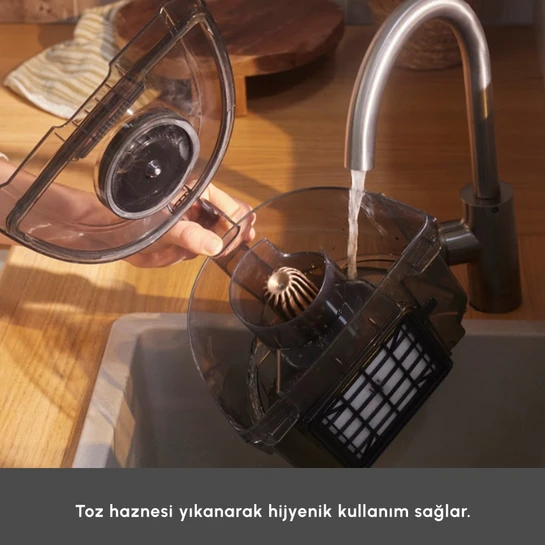 Karaca Vantuz Mpro Elektrikli Süpürge Walnut Brown