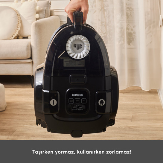 Karaca Vantuz Mpro Elektrikli Süpürge Black
