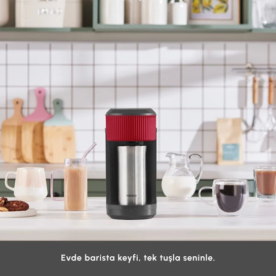 Karaca Mono Black Filtre Kahve Makinesi Cherry Red