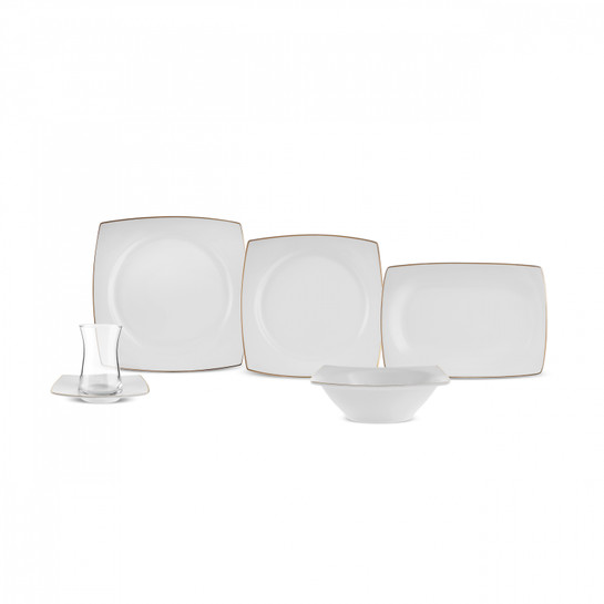 Karaca Elegance Bone Jamie 26 Parça 6 Kişilik Kahvaltı Takımı
