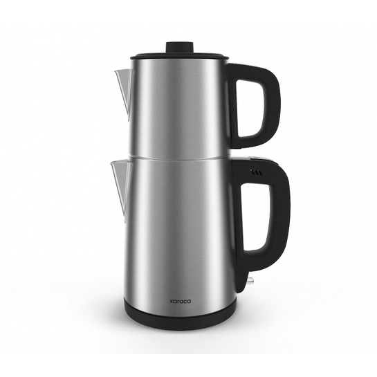 Karaca Teabig XL 2 in 1 Çelik Çay Makinesi ve Su Isıtıcı Inox
