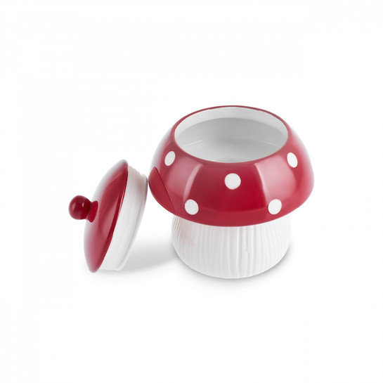 Karaca Cozy Mantar Saklama Kabı Kırmızı 520 ml