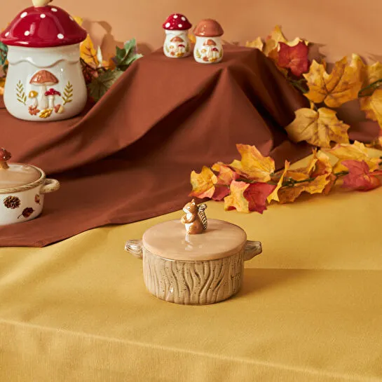 Karaca Cozy Sincap Kapaklı Kase 400 ml