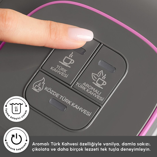 Karaca Hatır Neo Türk Kahve Makinesi Raspberry Pink