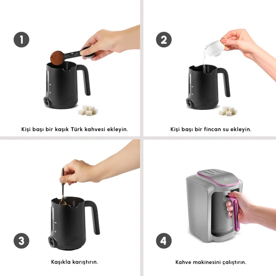 Karaca Hatır Neo Türk Kahve Makinesi Raspberry Pink
