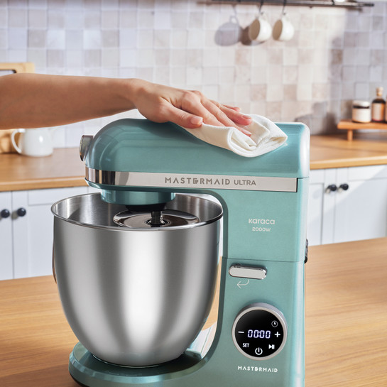 Karaca Mastermaid Chef Ultra D2000W Dijital Ekranlı Hamur Yoğurma Makinesi Tiffany 7L 