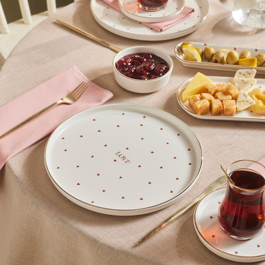 Karaca Lovin 32 Parça 6 Kişilik Kahvaltı Takımı Gold