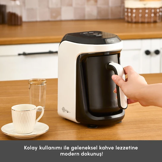 Karaca Hatır Hüp 2 in 1 Türk Kahve Makinesi Soft Cream