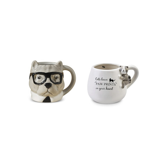 Karaca Animal Cat and Dog 2'li Mug Seti