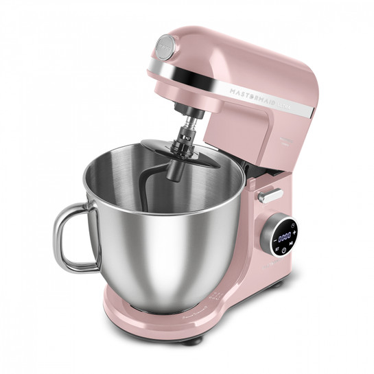 Karaca Mastermaid Chef Ultra D2000W Dijital Ekranlı Hamur Yoğurma Makinesi Pearly Pink 7L