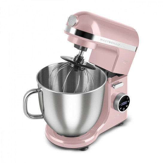 Karaca Mastermaid Chef Ultra D2000W Dijital Ekranlı Hamur Yoğurma Makinesi Pearly Pink 7L