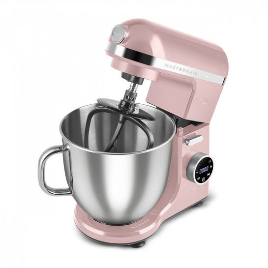 Karaca Mastermaid Chef Ultra D2000W Dijital Ekranlı Hamur Yoğurma Makinesi Pearly Pink 7L