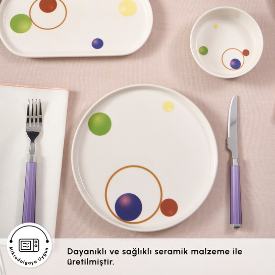 Karaca Color Pop 10 Parça 4 Kişilik Kahvaltı Takımı