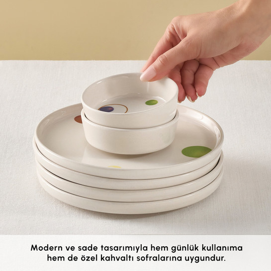 Karaca Color Pop 10 Parça 4 Kişilik Kahvaltı Takımı