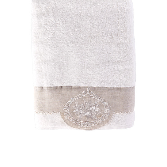 Karaca Home Asorti Nakışlı Banyo Havlusu 85x150 cm