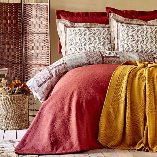Karaca Home Maryam Bordo Rnf 8 Parça Winter Set