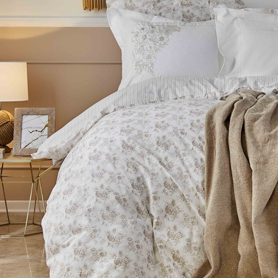 Karaca Home Brave Gold Silver 7 Parça Çift Kişilik Nish Set