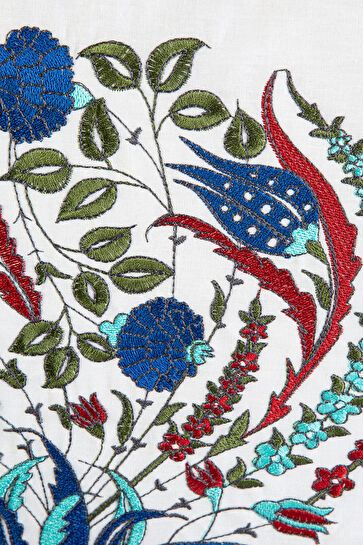 Karaca Home Tulipa Kırmızı 7 Parça Çift Kişilik Nish Set