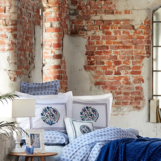 Karaca Home Mai Lacivert 7 Parça Çift Kişilik Nish Set