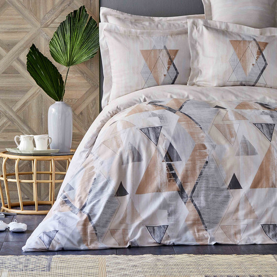 Karaca Home Arles Mavi Saten King Size Nevresim Takımı Fitted