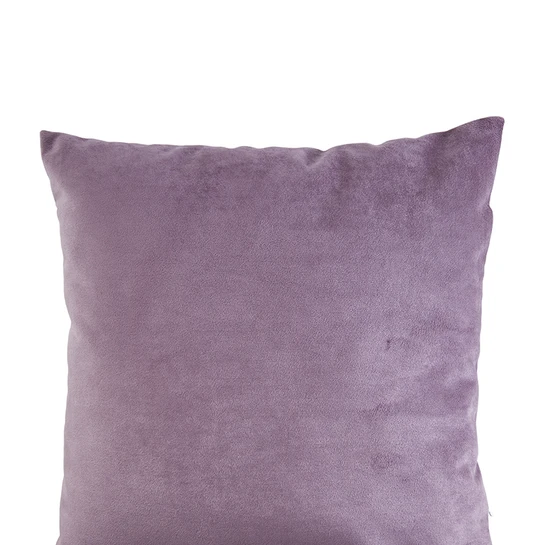 Karaca Home Breda Lila Kadife Kırlent Kılıfı 45x45 cm