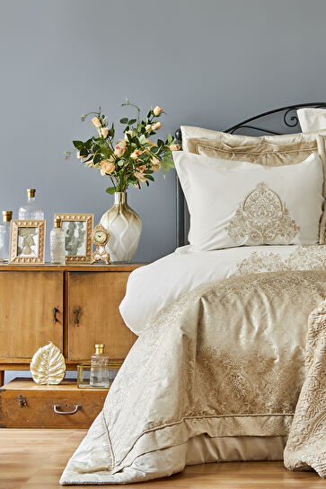 Karaca Home Harem Prime Gold Yatak Örtüsü Seti