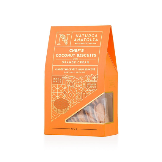 Naturca Portakal Kremalı Bisküvi 100 g