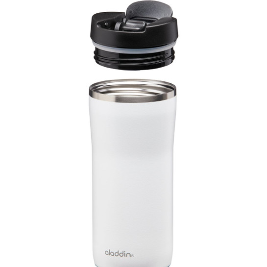 Aladdin Mocca Thermavac Leak-Lock Beyaz Çelik El Termosu Bardak 0,35 Lt 