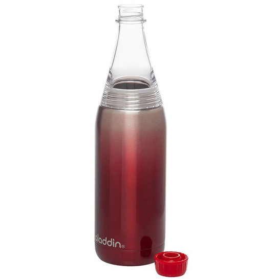 Aladdin Fresco Twist and Go Hybrid Koyu Kırmızı Vakumlu Şişe 0,60 Lt