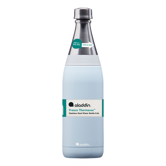 Aladdin Fresco S.Steel Water Sky Blue 0.6 Litre
