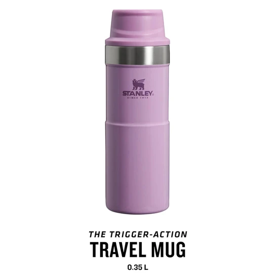 Stanley Trigger-Action Travel Mug Lilac Gloss 0.35 L
