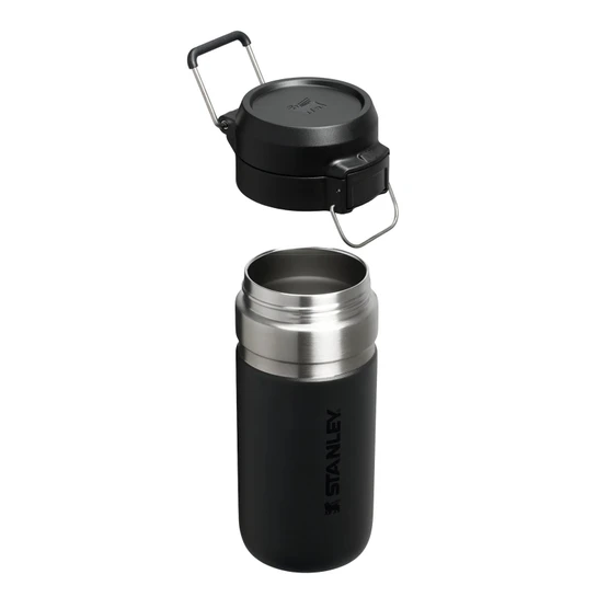 Stanley The Quick Flip Water Bottle Paslanmaz Çelik Termos 0,47L Black