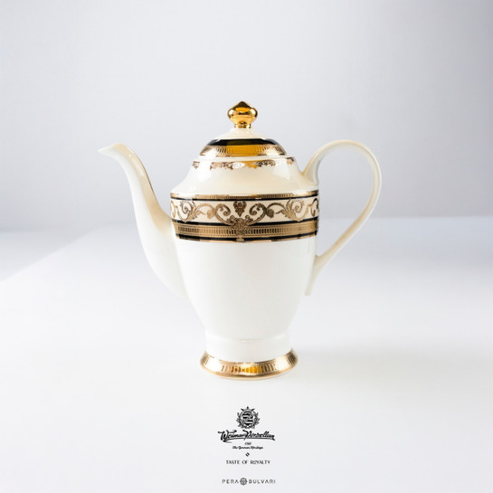Weimar Carla Of Bavaria 15 Parça Çay Seti Siyah