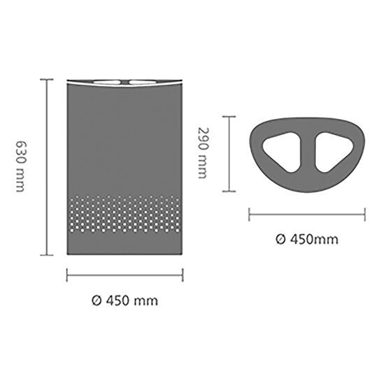 Brabantia 001-01-P Çelik Çamaşır Sepeti 55 L Matt Steel