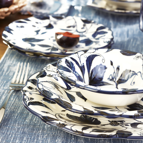 Emsan Sarmaşık 24 Parça 6 Kişilik Stoneware Yemek Takımı