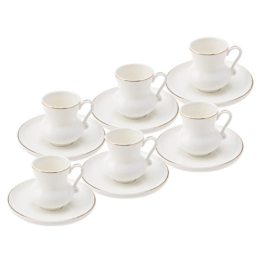 Emsan Aydos 6 Kişilik Kahve Fincan Takımı 90 ml