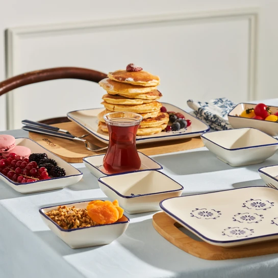 Emsan Floret 24 Parça 6 Kişilik Kahvaltı Takımı