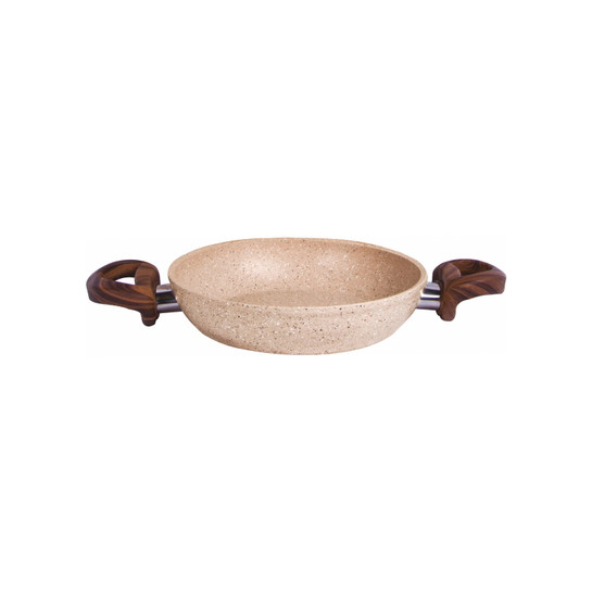 Karaca Brown Wood-Stone Biogranit Sahan 20 cm
