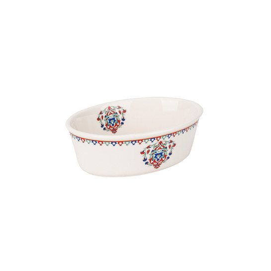 Karaca Nakkaş Oval Fırın Kabı 12 cm