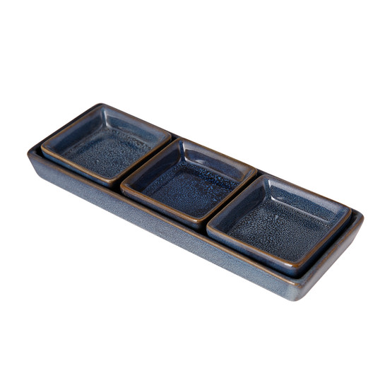 Karaca Blue Earth 3lü Çerezlik Sosluk B17pb46-s401
