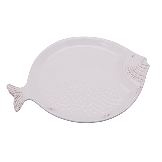 Karaca Marine Soul Balık Servis Tabağı Küçük Krem